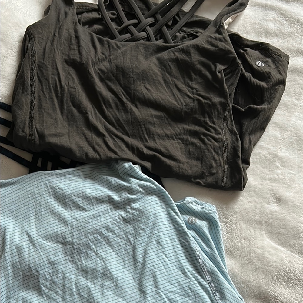 Two Lululemon Workout Tanks